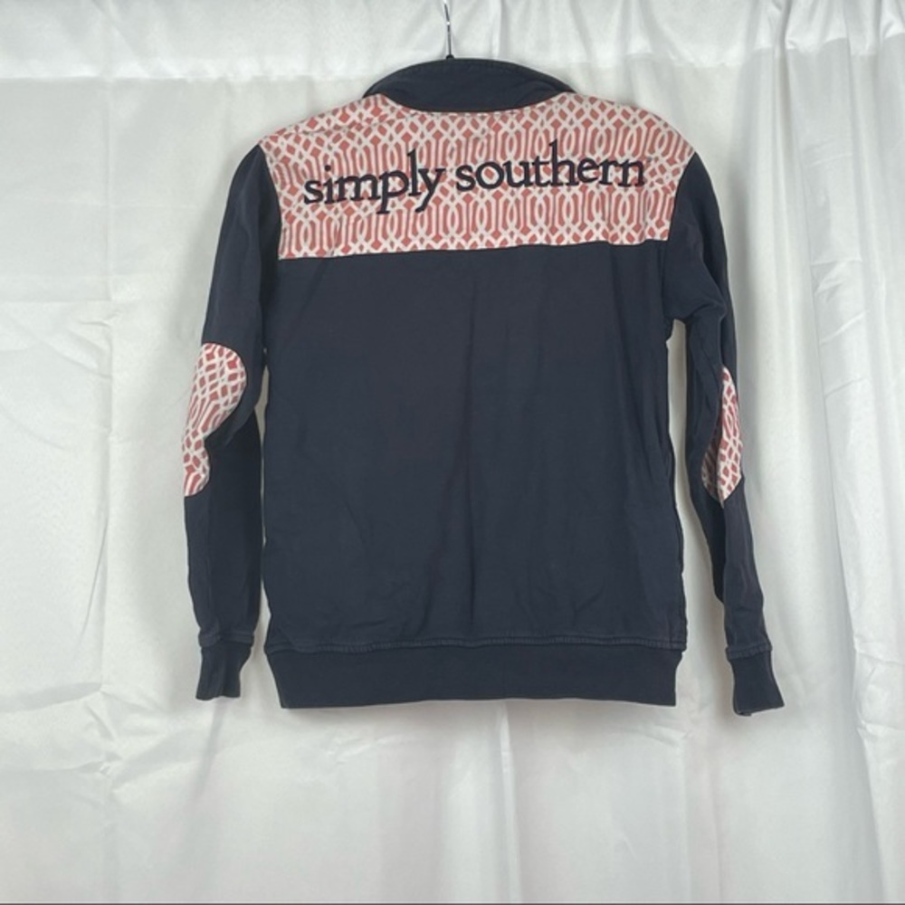⚡️Simply Southern Navy Patterned Jacket - Picture 2 of 2